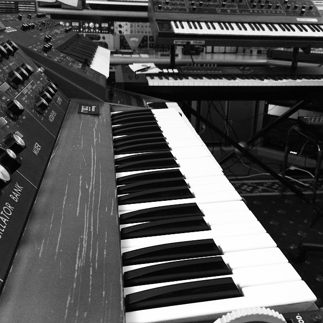 Vintage Keys B&W