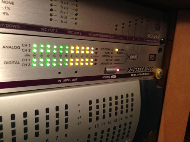 Protools HD and Apogee Rosetta 200 with BIG BEN